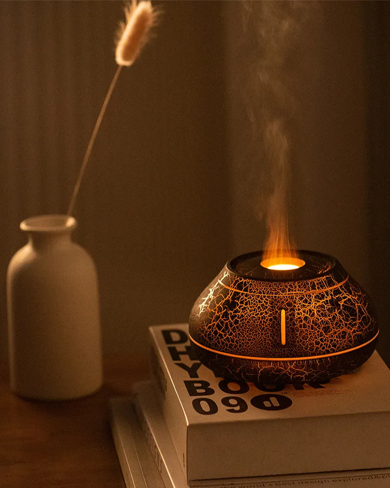 Lava Flame Humidifier - Aroma & Oil Mist Diffuser