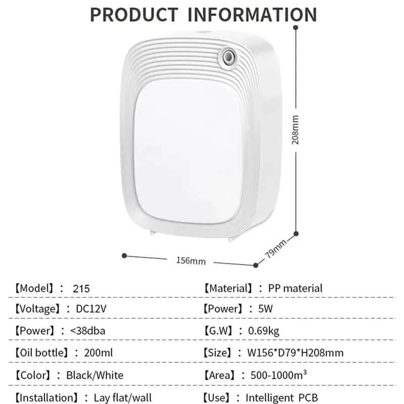 Smart Wifi Aroma Diffuser for Home Air Freshening