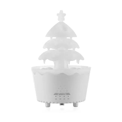 Lucky Christmas Tree Aromatherapy Diffuser with Remote Control Raindrop Air Humidifier