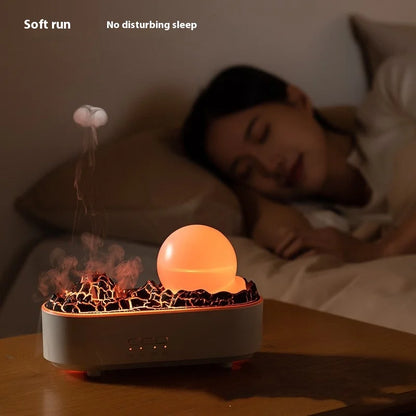 Volcano Humidifier Household Heavy Fog Desktop Creativity Ornaments for Home Fragrance Mist Mak Smoking