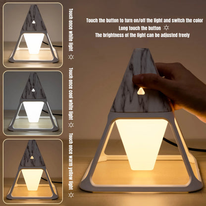 Remote Control Wood Grain USB Volcano Pyramid Air Humidifier