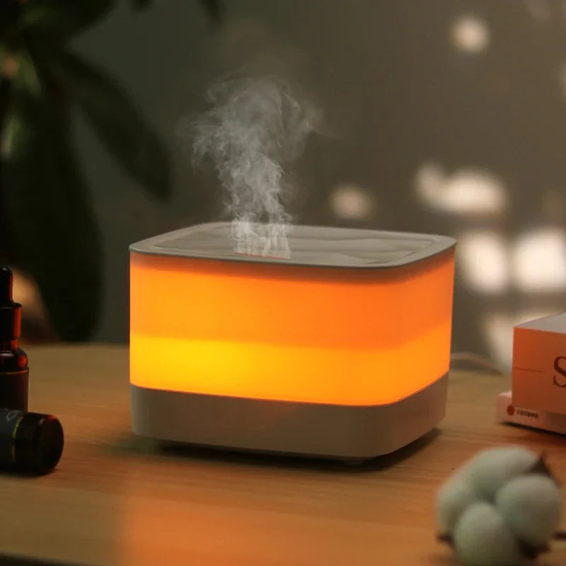 Automatic Spray Warm Colored Light Air Humidifier