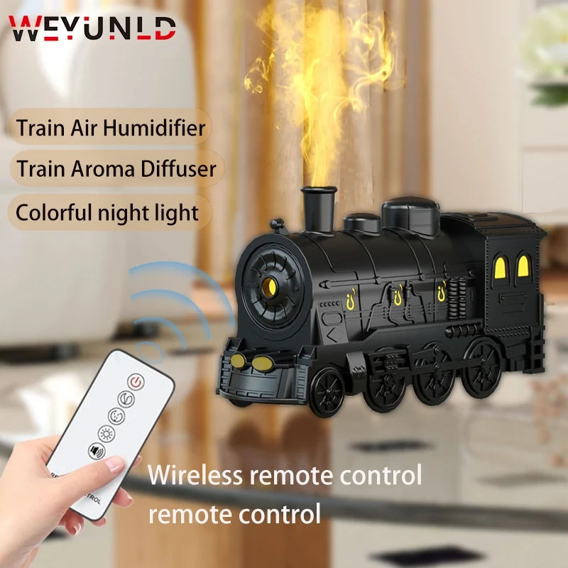 Container Truck Air Humidifier Ultrasonic Aromatherapy Diffusers Mist Maker Fragrance Essential Oil Aroma Difusor With Remote