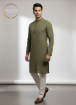 Embossed Kurta - Image 4