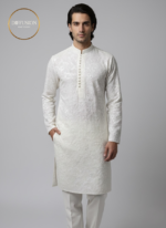 Embossed Kurta - Image 5