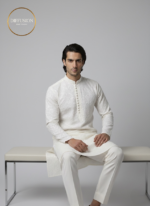 Embossed Kurta - Image 7